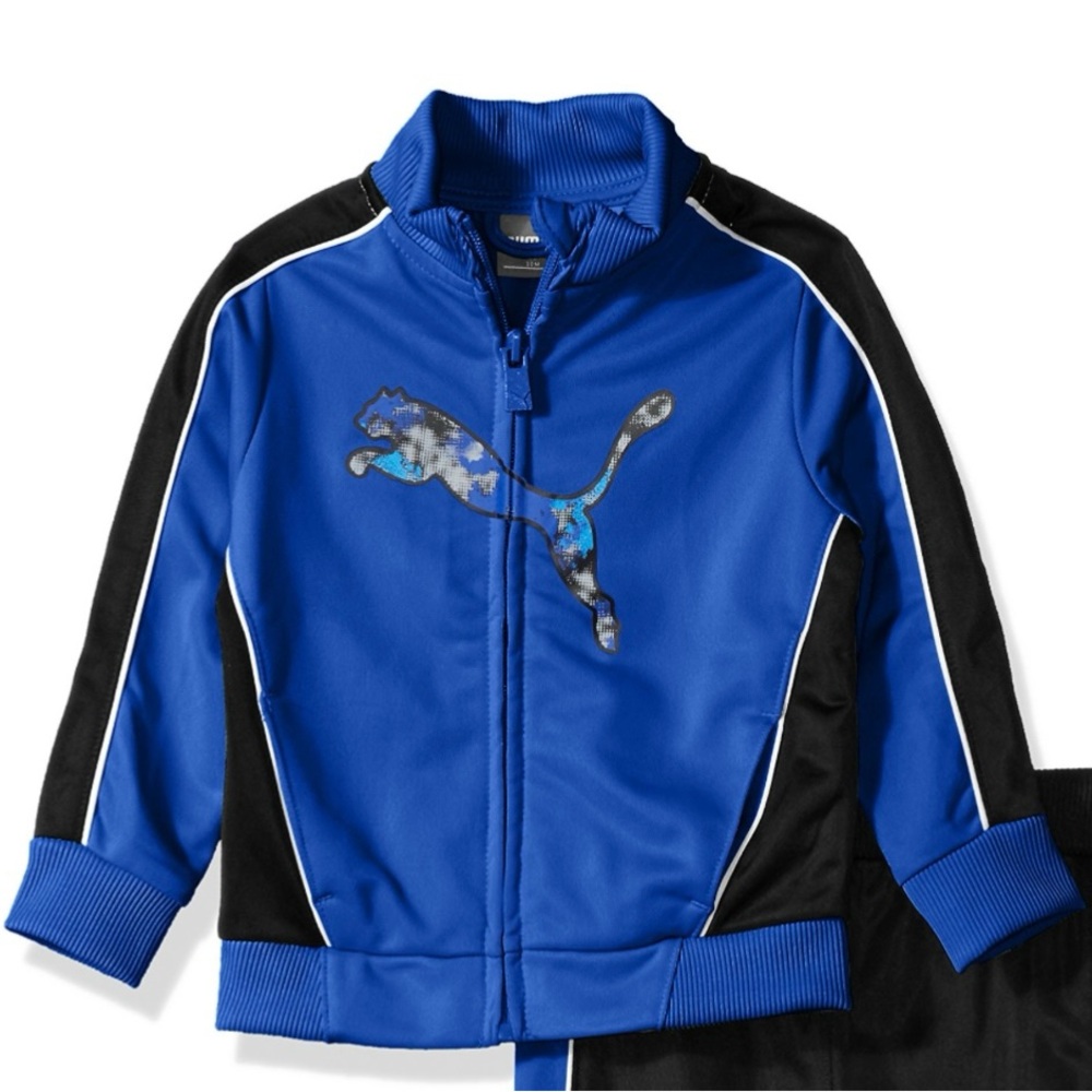 Puma Royal Blue and Black Track Jacket